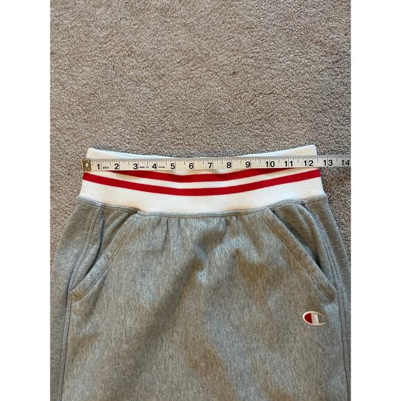 Champion Reverse Weave Fleece Mini Skirt Size S Gray Athleisure Tenniscore - Picture 6 of 7